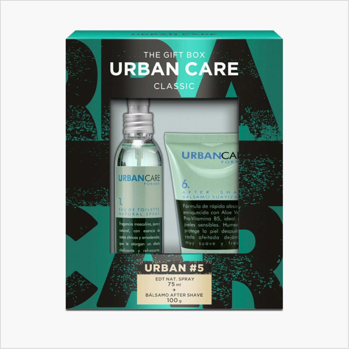 Perfume Urban Care Pack Clasico Edt 75 ml 