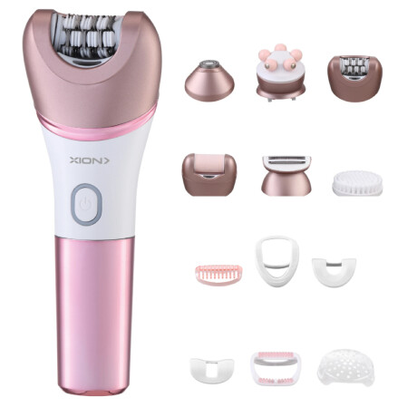 Depiladora Inalambrica Xion 6 en 1 Rosa
