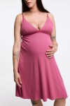 Camisón Maternal Gema Fucsia