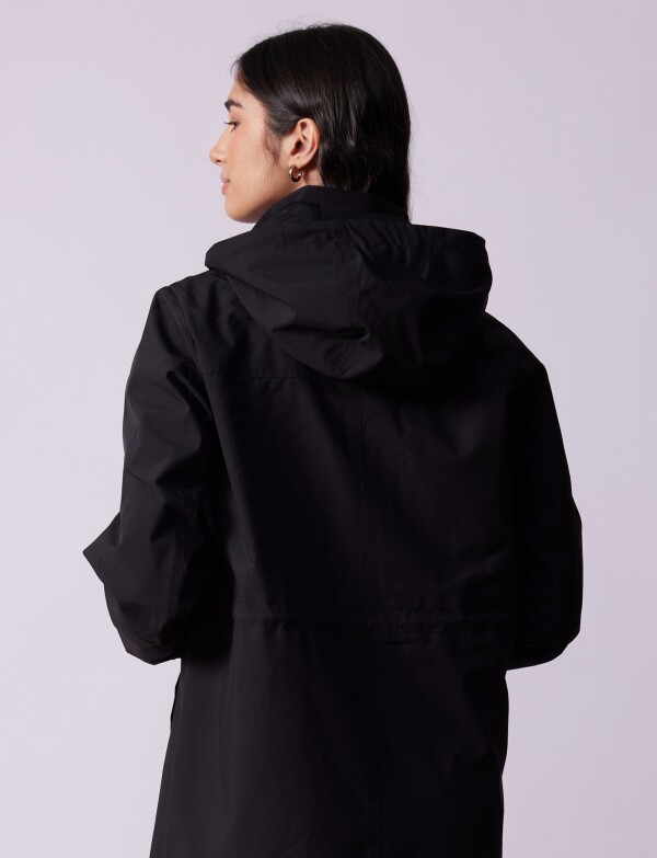 Gabardina Water Repellent NEGRO