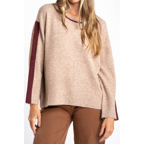 Sweater Combinado Mocha