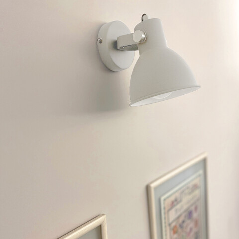 Spot de pared campana blanco direccionable 1XE27 IX9760