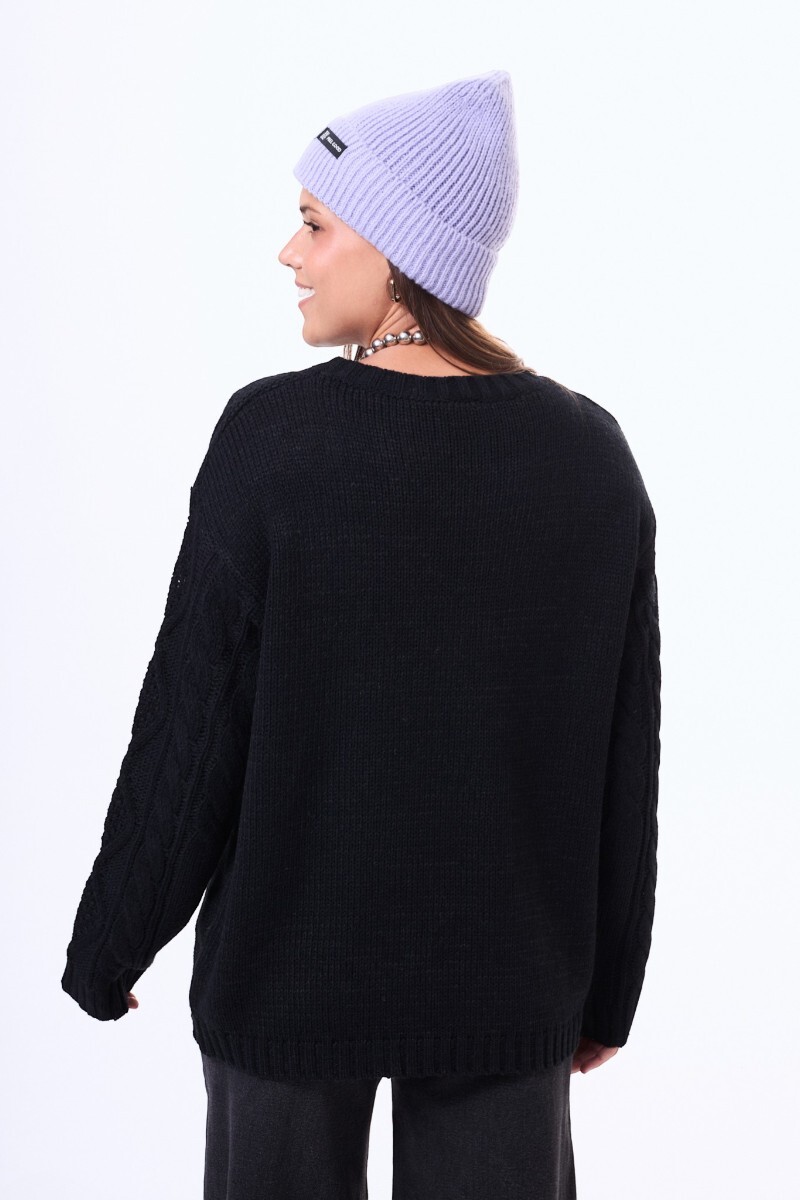 Buzo Tejido Garzón Negro