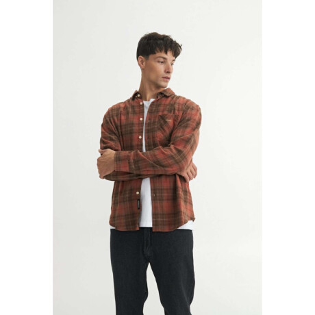 Camisa Trel Ladrillo