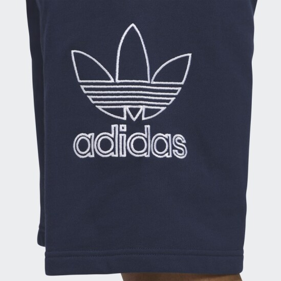 Short Adidas Adicolor Outline Trifolio Azul