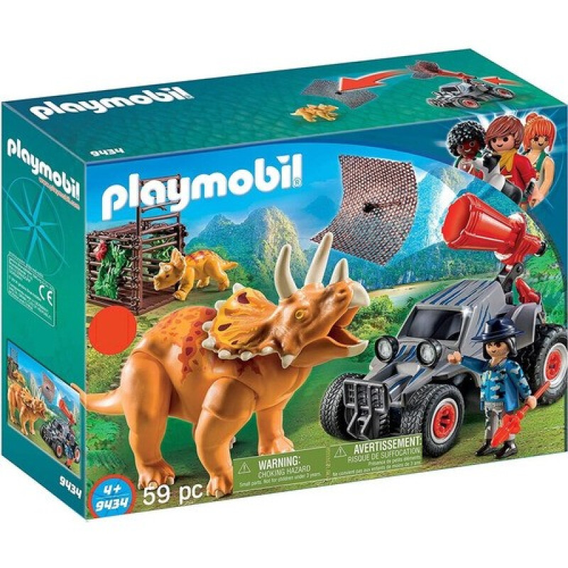 Dinos Coche Con Triceratops 9434 Dinos Coche Con Triceratops 9434