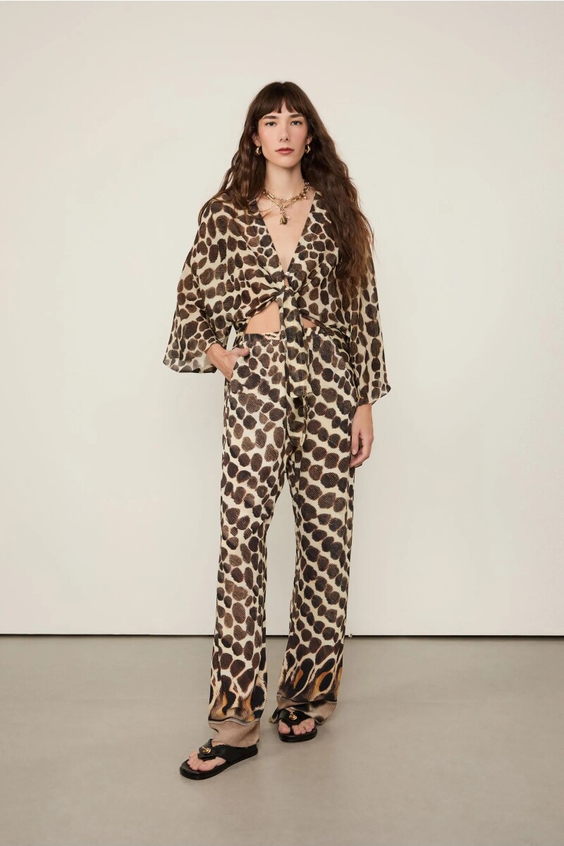 Blusa nudo Estampado