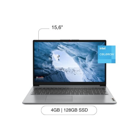 Notebook LENOVO IdeaPad 1 15,6' HD 128GB / 4GB RAM Celeron N4500 W11 Notebook LENOVO IdeaPad 1 15,6' HD 128GB / 4GB RAM Celeron N4500 W11