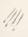 Cuchillo Olivo Set 4 Un. Plateado Color Unico
