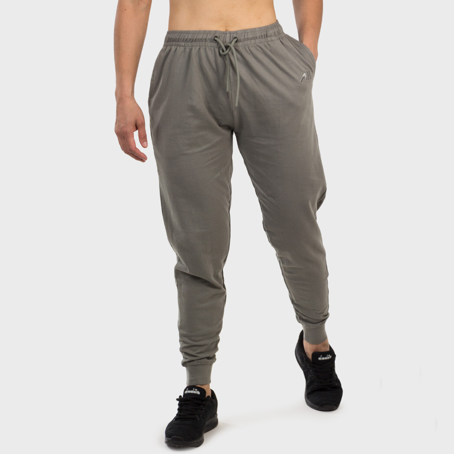 Pants Jogger Shendy Vendy Slim Fit Color Gris Para Mujer