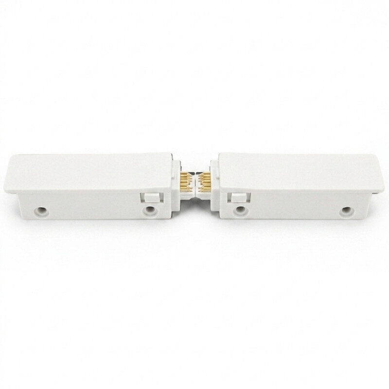 Conector Lineal Magnético G2 para Rieles Conector Lineal Magnético G2 para Rieles Blanco