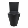 Inodoro largo con mochila VIP Negro Mate 70X36.50X83cm Inodoro Largo Con Mochila Vip Negro Mate 70x36.50x83cm