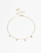 Collares Cortos Strass Collar "love" Con Cubic - Dorado