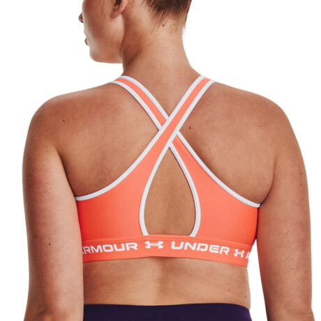 TOP MUJER UNDER ARMOUR CROSSBACK MID BRA Orange
