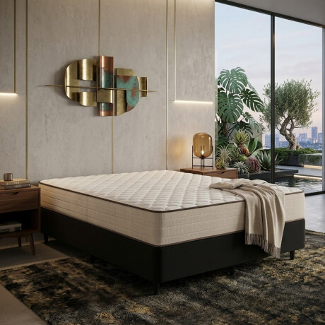 SOMMIER 2 PLAZAS BASE CAMA COLCHÓN DE 100% ESPUMA SOMMIER 2 PLAZAS BASE CAMA COLCHÓN DE 100% ESPUMA