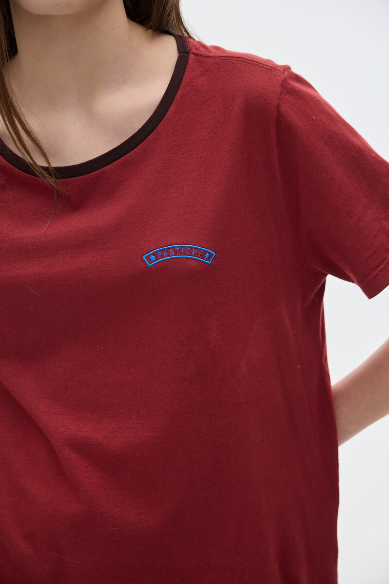 T-shirt Atenas Bordeaux