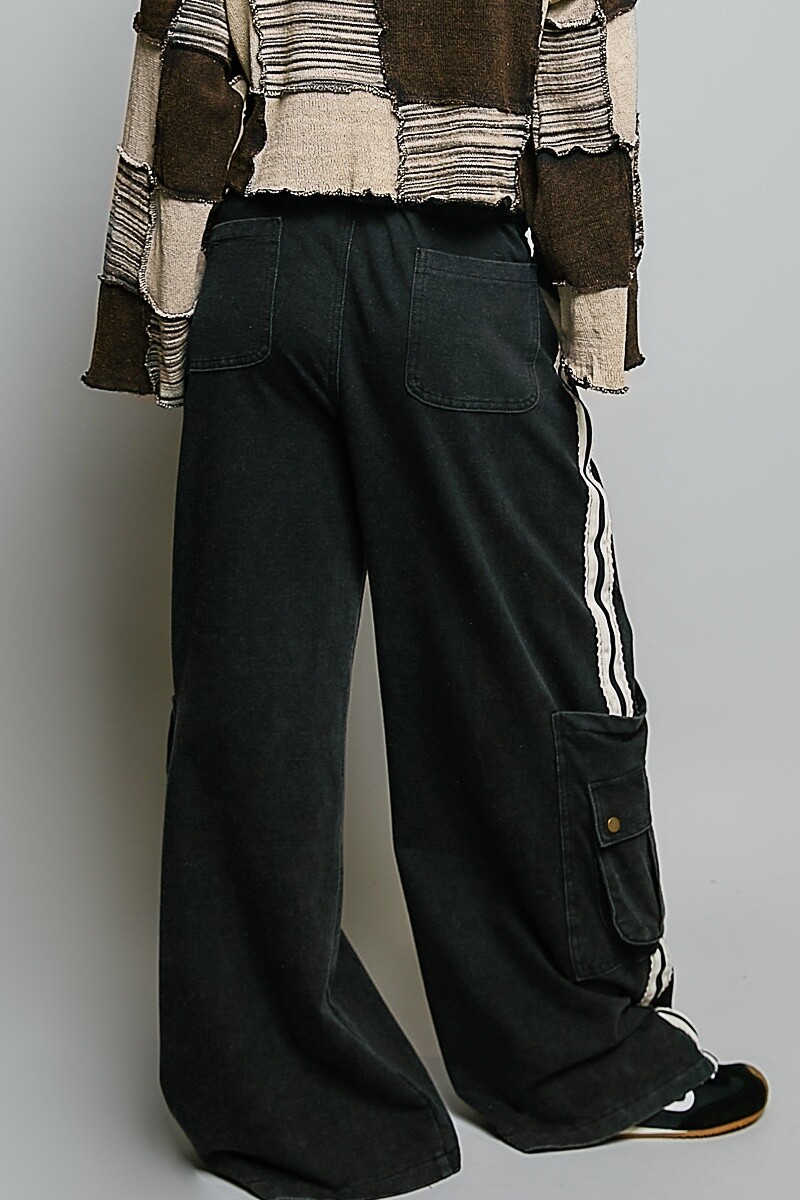 PANTALON ANCHO Negro
