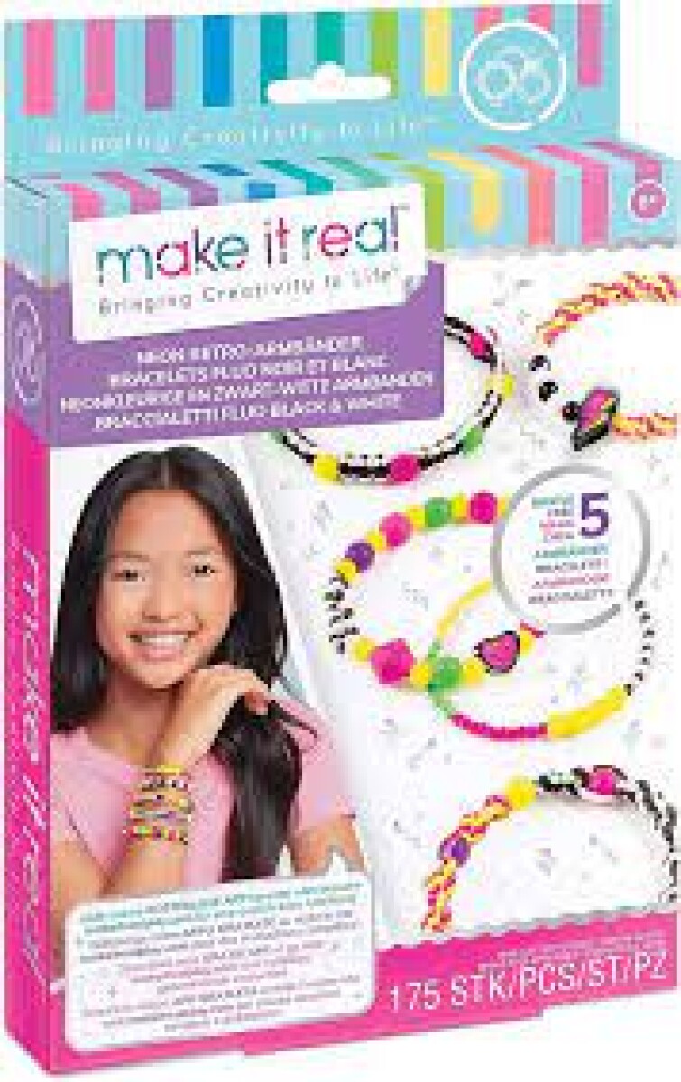 Make It Real Pulseras blancas y 