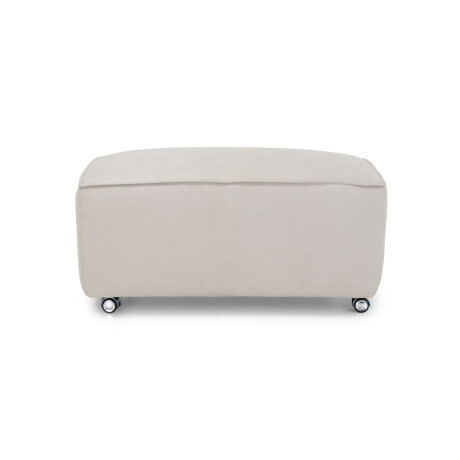 Puff Sautier - Tela Microfibra 2161 (Beige)