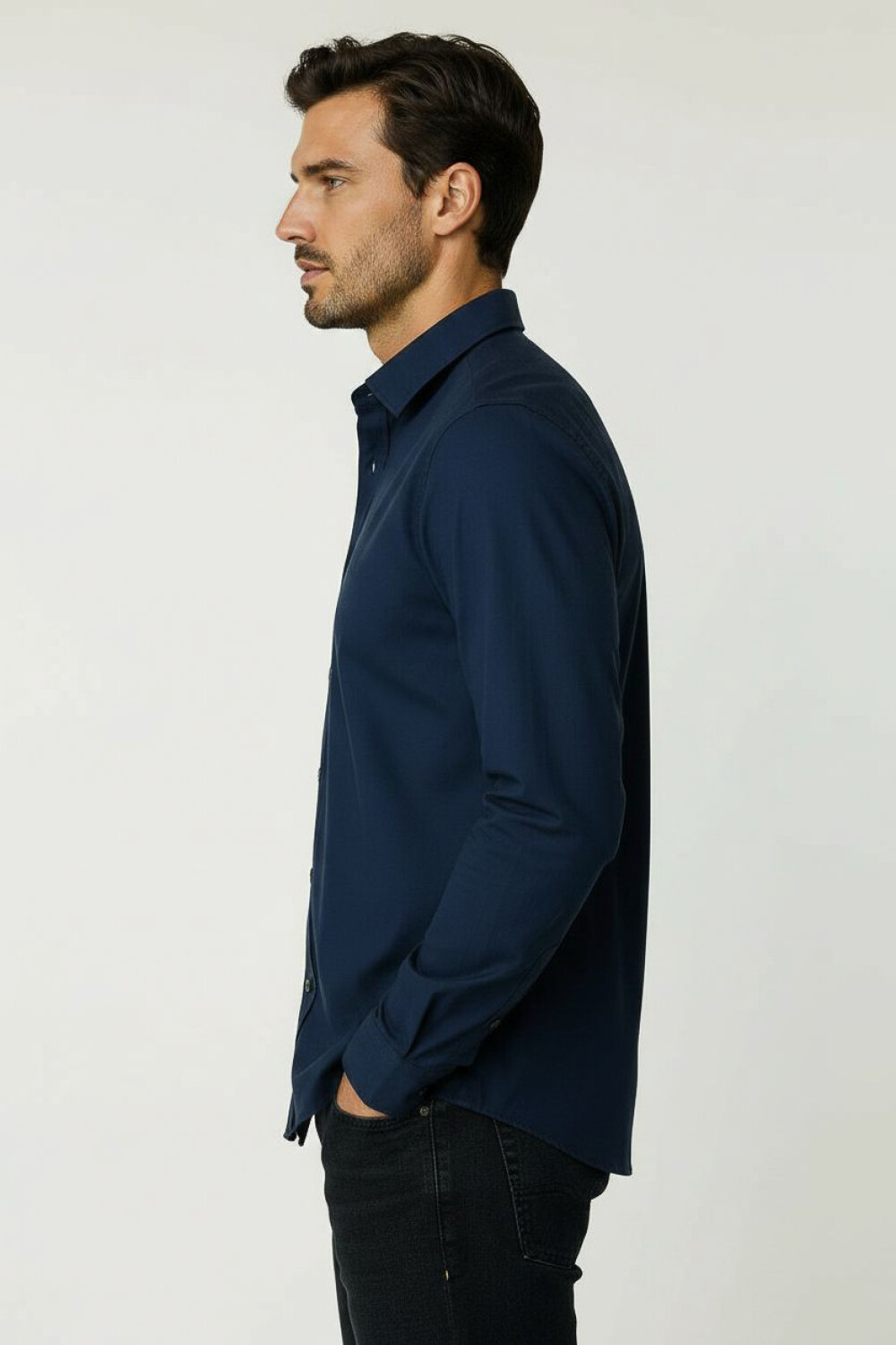 Camisa Tundra Azul Marino