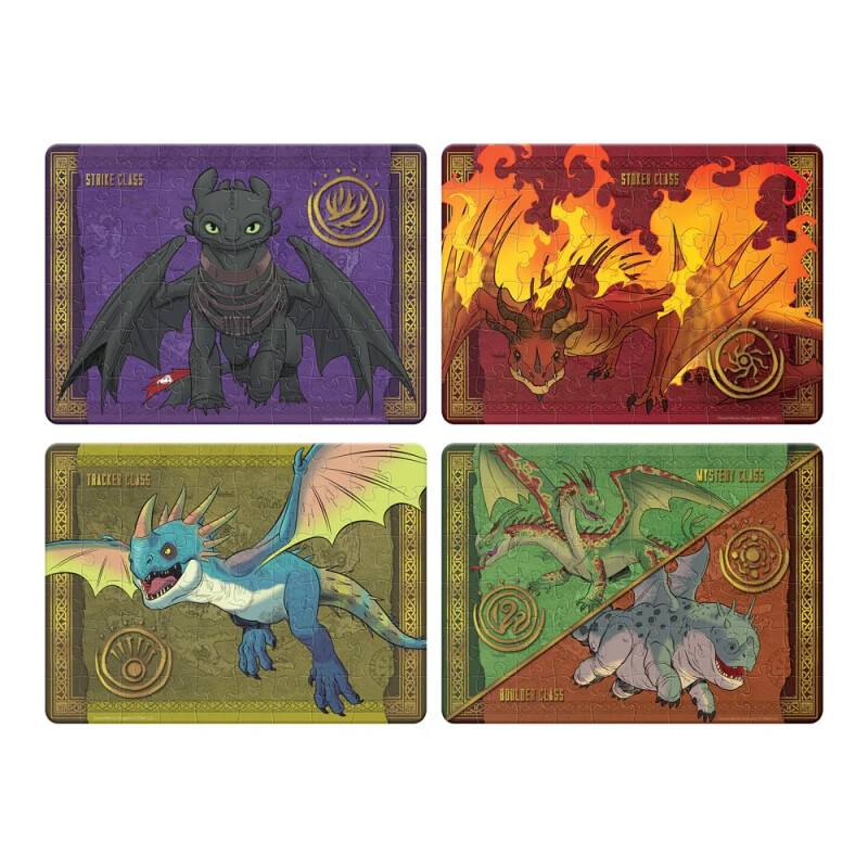 Rompecabezas 4 En 1 Cómo Entrenar A Tu Dragón 60 Piezas Rompecabezas 4 En 1 Cómo Entrenar A Tu Dragón 60 Piezas