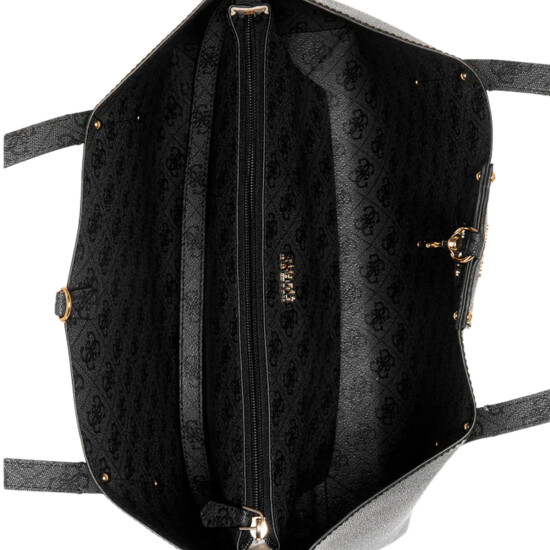 Cartera Guess Brenton Negro Logo 0