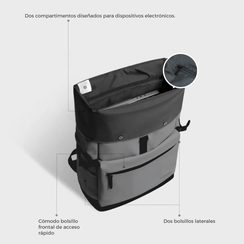 Mochila Xiaomi Roll Top Casual Backpack Mochila Xiaomi Roll Top Casual Backpack