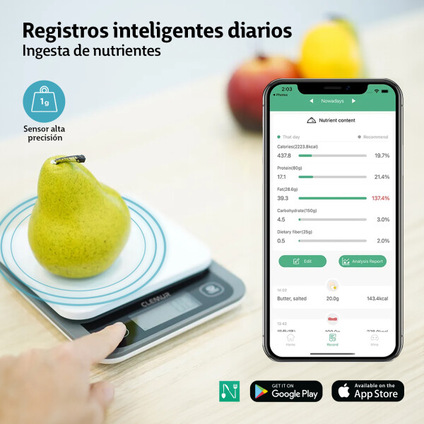 Balanza Digital de Cocina IMBACK – Precisión 1g a 5kg, Color Negro, Compacta y Moderna Balanza Digital de Cocina IMBACK – Precisión 1g a 5kg, Color Negro, Compacta y Moderna