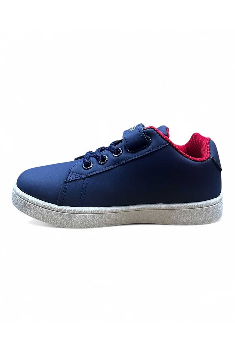 CALZADO DEPORTIVO NIÑO BATMAN CON CORDONES ELASTICOS Y VELCRO Azul-marino