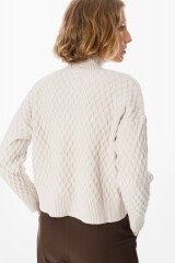 Sweater Panal Beige