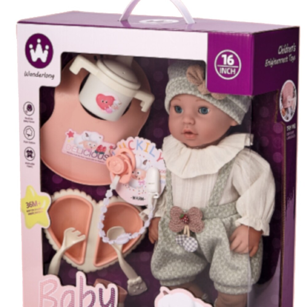 Bebote reborn muñeca 41 cm. con accesorios GREY Bebote reborn muñeca 41 cm. con accesorios GREY