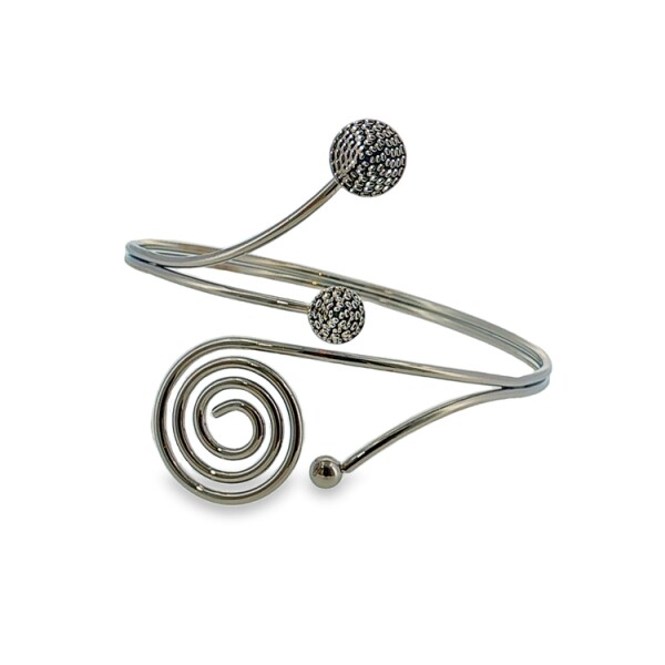 BRAZALETE MAVERA PLATEADO BRAZALETE MAVERA PLATEADO