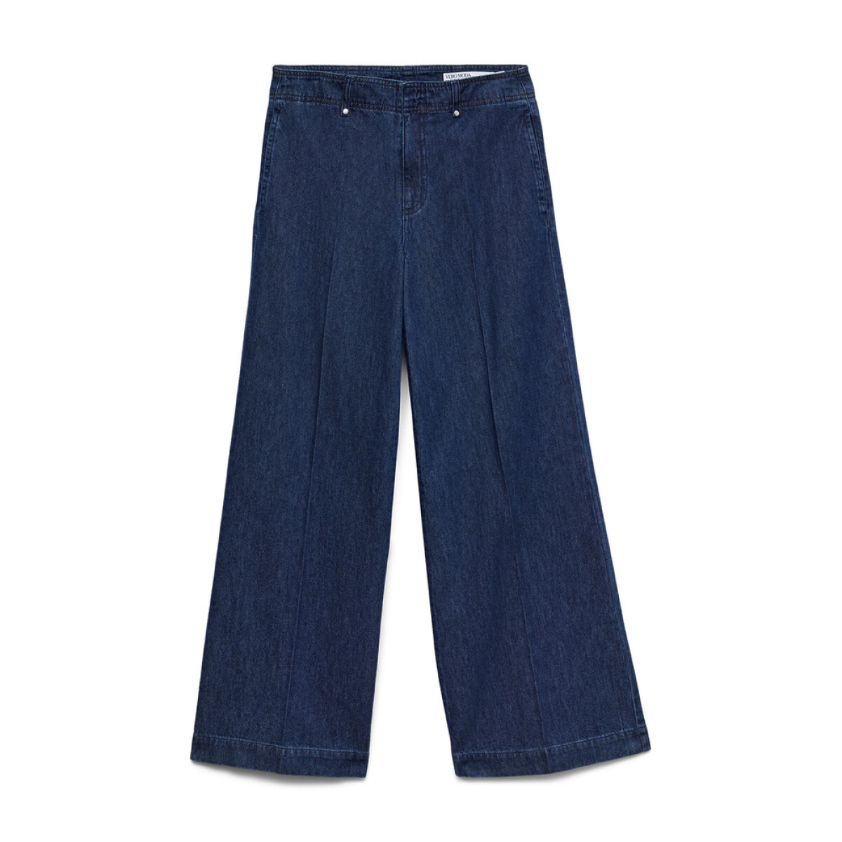 VMAISA MR WIDE PALAZZO JEANS YO3102 - Medium Blue Denim 