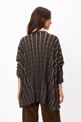 Sweater Oceano Negro/Vison