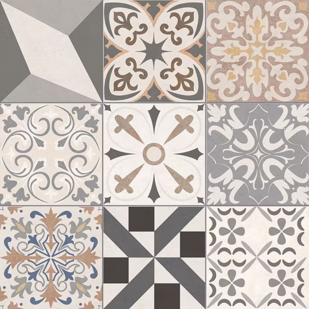 Cerámica 62HDA16 Geométrica 62x62 cm Satinado y Rectificado Cerámica 62hda16 Geométrica 62x62 Cm Satinado Y Rectificado