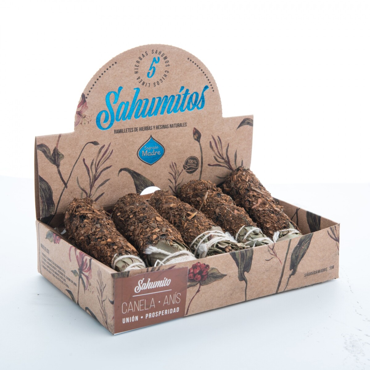 SAHUMITOS SAGRADA MADRE X5 - Canela/anis 