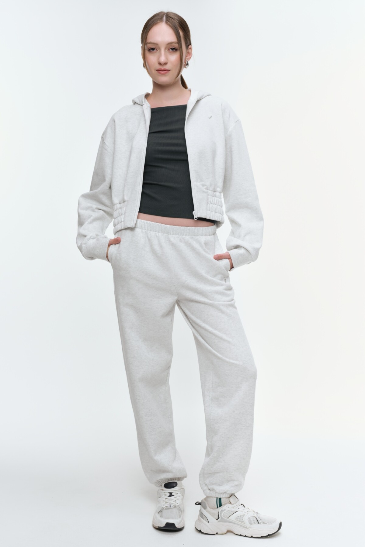 Campera Chelsea Gris Melange