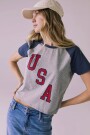 CAMISETA USA Gris