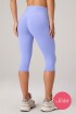 Legging The No-Seam Pureluxe Tlc High-Waisted Capri Mujer Moonlight Peri/Classic White