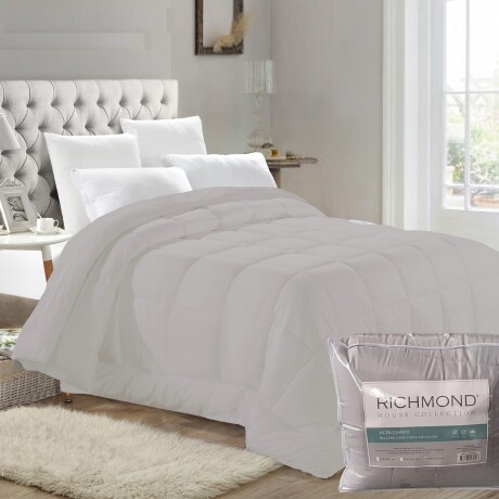 Acolchado 1 Plaza Richmond Plus Gris