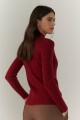 POLERA MORLEY GRANATE
