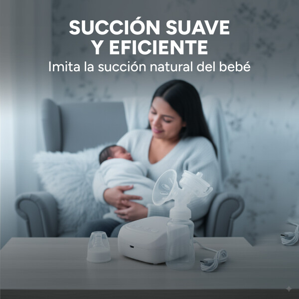 Extractor De Leche Eléctrico Usb Ordeñadora Bebe Sacaleche Color Variante Blanco