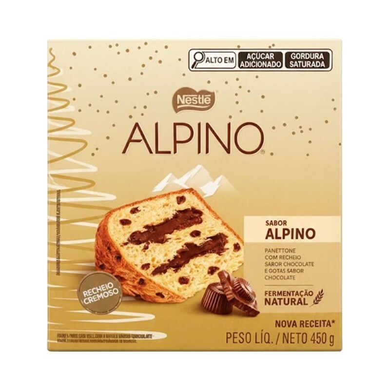 ALPINO PANETTONE CHOCOLATE 18X450 ALPINO PANETTONE CHOCOLATE 18X450