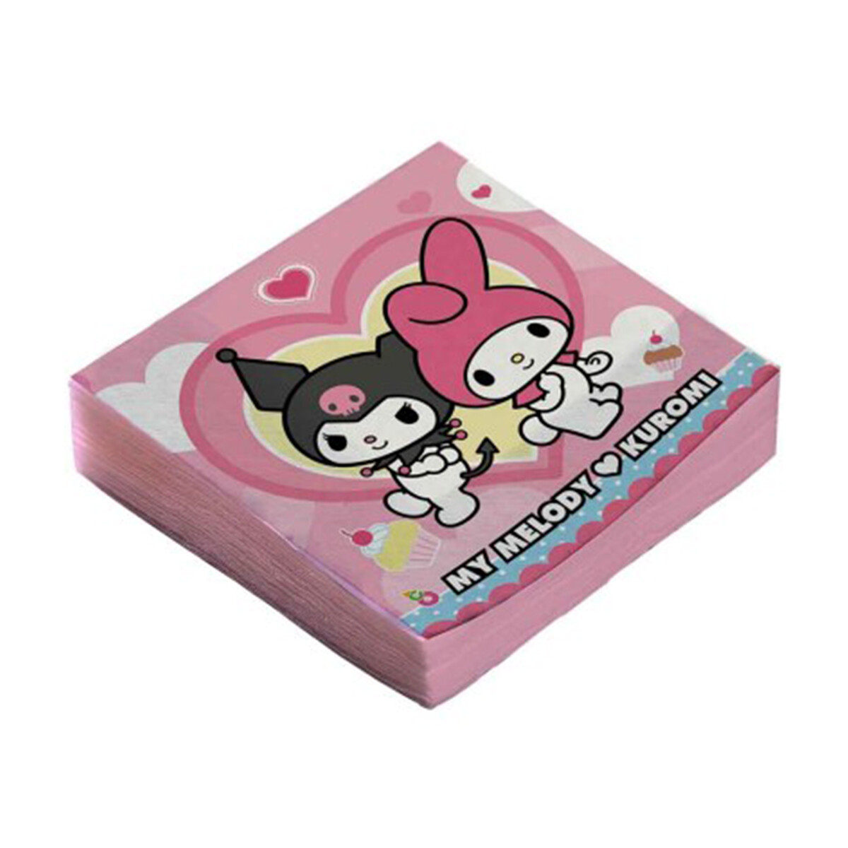 Cotillón Servilletas Impresas x 20 Kuromi 
