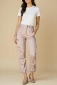 Pantalón Satin Beige