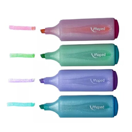 Pack x4 Marcadores Purpurina Pastel Pack x4 Marcadores Purpurina Pastel