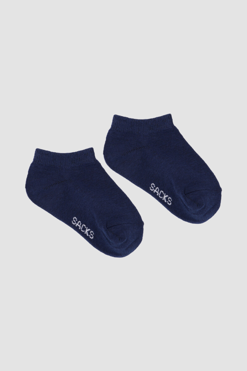 Medias ciclista lisas Azul