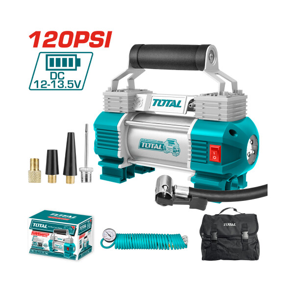 Compresor De Aire Para Auto 12V - 120PSI Total Compresor De Aire Para Auto 12V - 120PSI Total