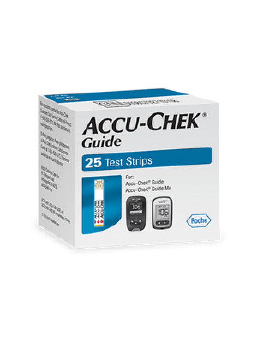 Tiras Accu-Chek Guide 25 Unidades 