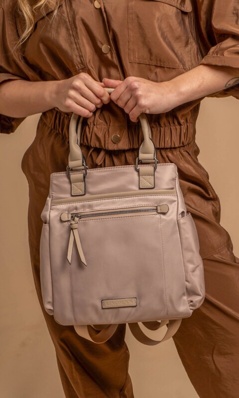 CARTERA MOCHILA VAINILLA VISON